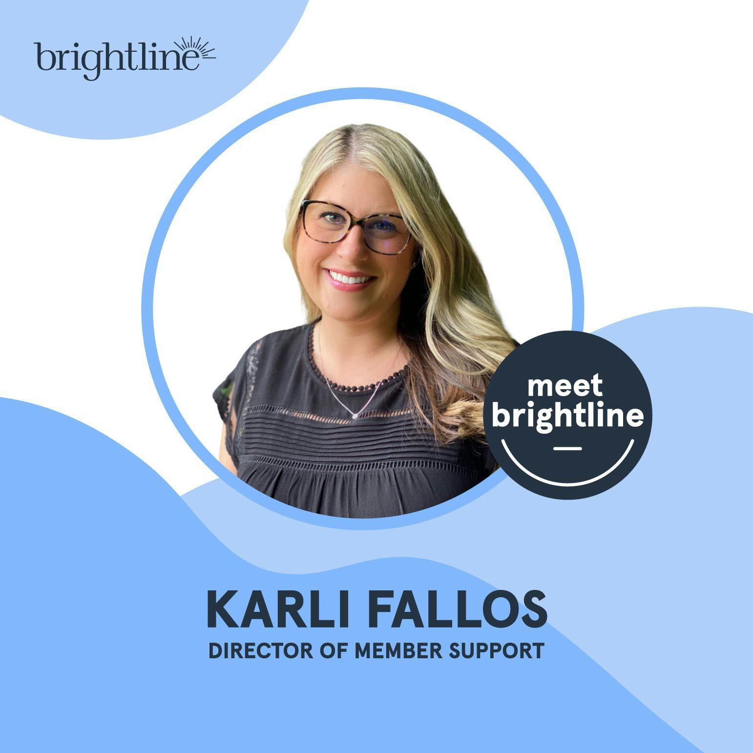 Brightline family spotlight Karli Fallos
